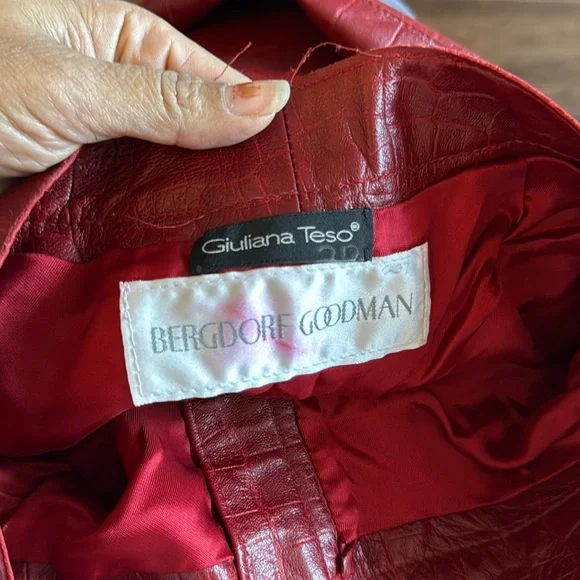 Giuliana Tasso Vintage Aligator Leather pants 38 - Picture 7 of 9